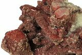 Natural, Red Quartz Crystal Cluster - Morocco #271802-1